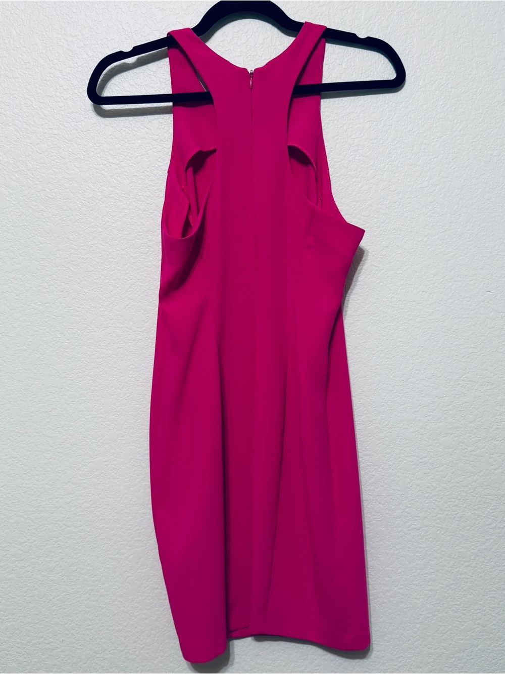 ๐ฆ Amanda Uprichard| EUC Colada Hot Pink Racerback Mini Dress S - Picture 4 of 7